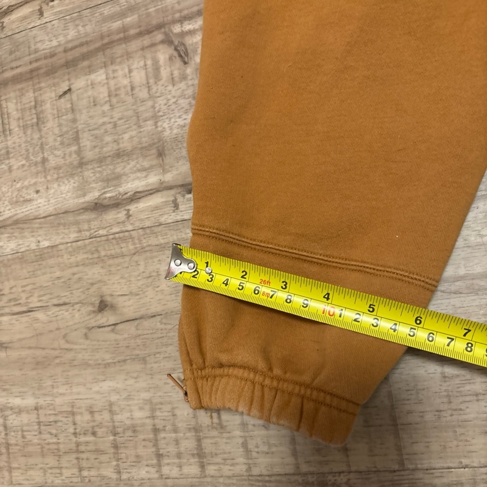 Champion X Timberland Joggers Size Small Brown  Big Logos Spellout MENS - Picture 11 of 13